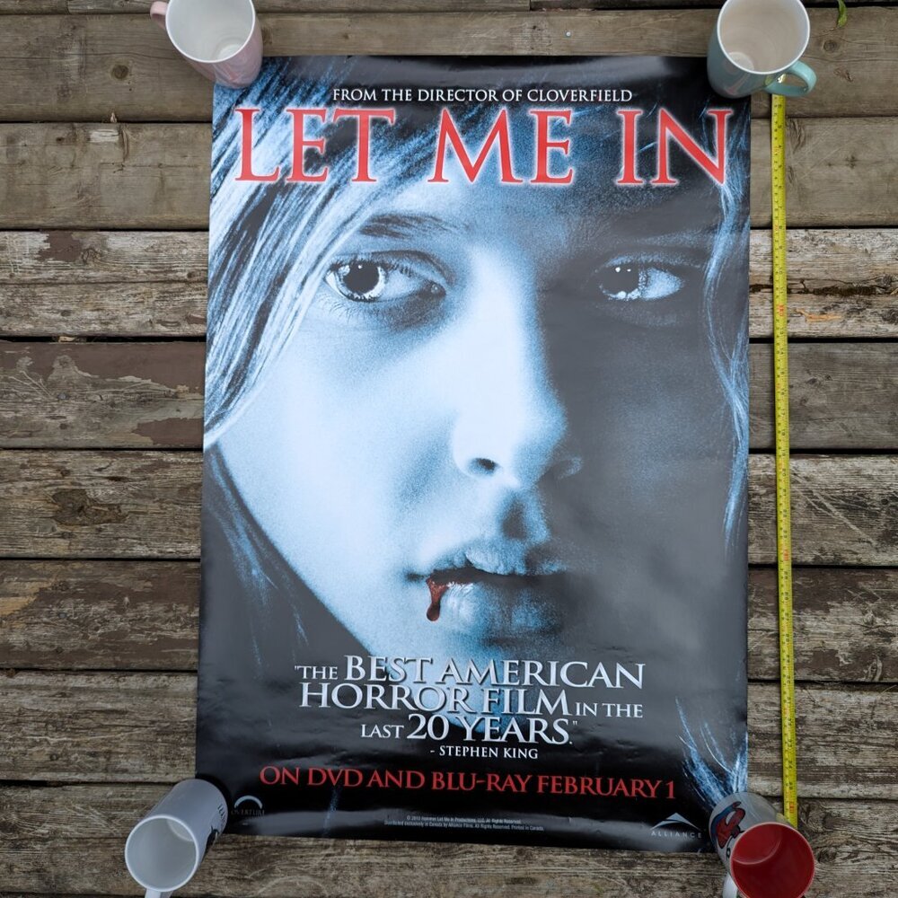 LET ME IN horror movie poster, DVD and Blue ray release promo poster